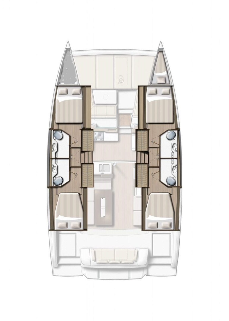 Location Catamaran à Trogir - Bali Bali 4.2