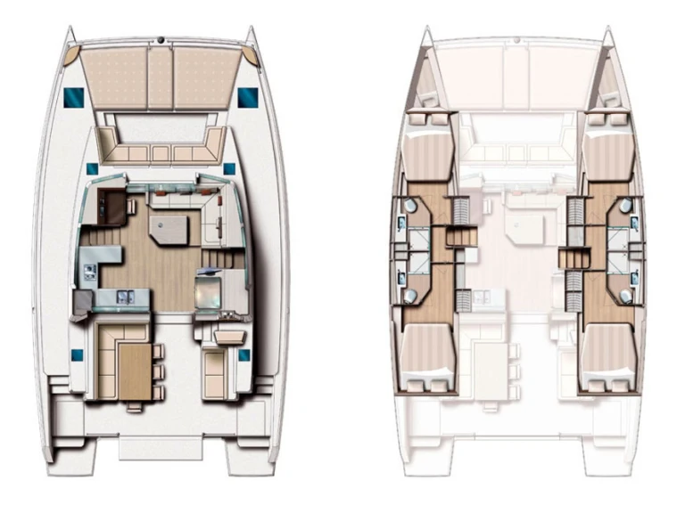 Louer Catamaran avec ou sans skipper Bali à Trogir