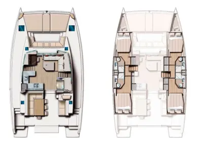 Louer Catamaran avec ou sans skipper Bali à Trogir