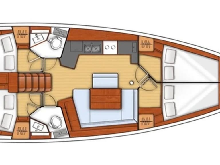 Location bateau Bénéteau Oceanis 45 à Lefkáda sur Samboat