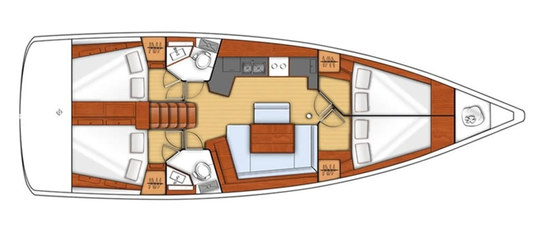 Location bateau Bénéteau Oceanis 45 à Lefkáda sur Samboat