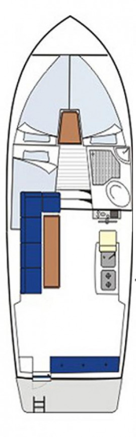 Bateau à moteur à louer à Zadar au meilleur prix