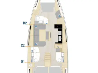 Location bateau Hanse Hanse 460 à Seget Donji sur Samboat