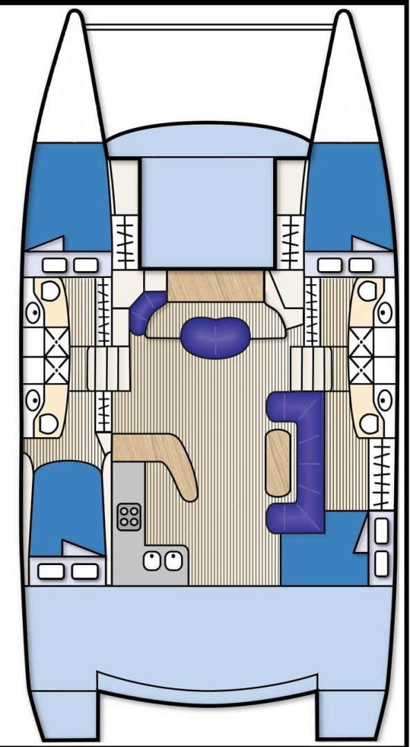 Location bateau Fountaine Pajot Cumberland 46 à Airlie Beach sur Samboat
