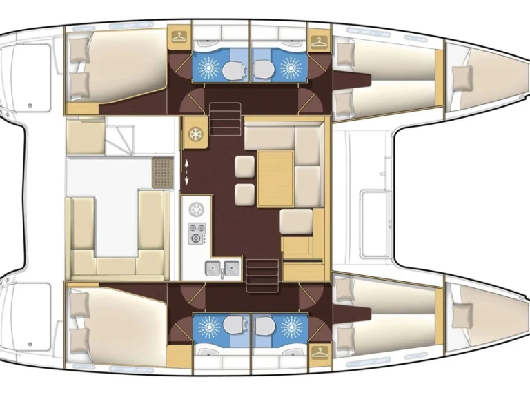 Location bateau Lagoon Lagoon 400 S2 à Álimos sur Samboat
