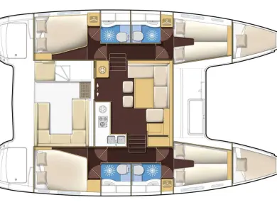 Location bateau Lagoon Lagoon 400 S2 à Álimos sur Samboat