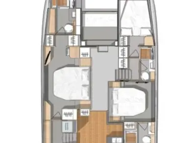 Fountaine Pajot Fountaine Pajot MY6 a louer à Frenchtown