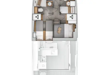 Bénéteau Swift Trawler 48 a louer à Rogoznica