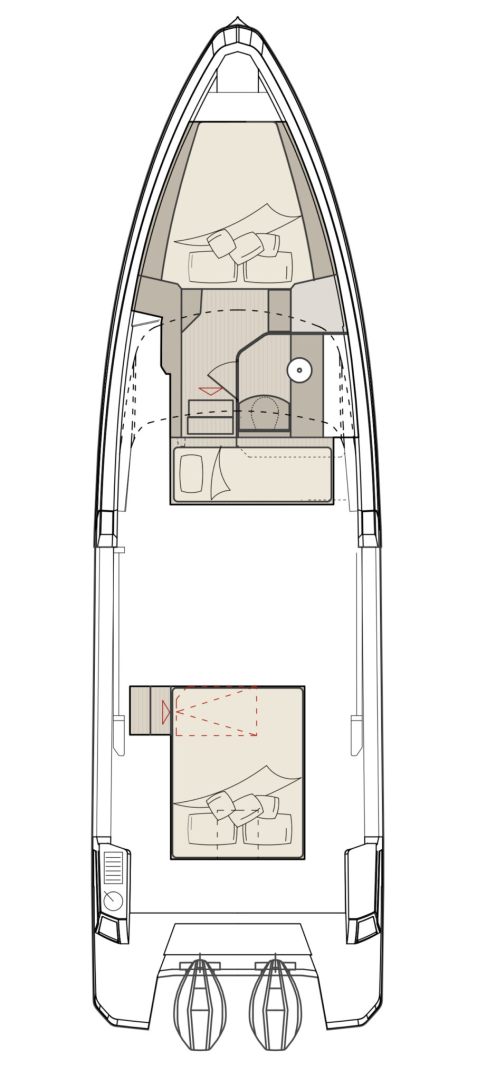 Location Bateau à moteur Saxdor avec permis