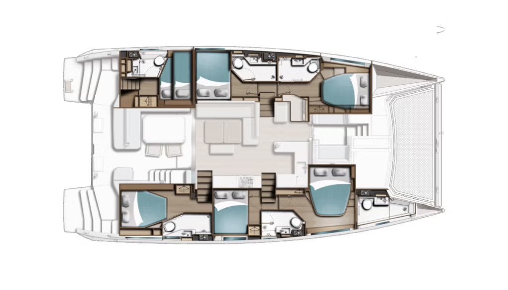Louer Catamaran avec ou sans skipper Leopard Catamarans / Robertson & Caine à Furnari