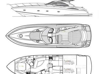 Location Yacht Sunseeker avec permis