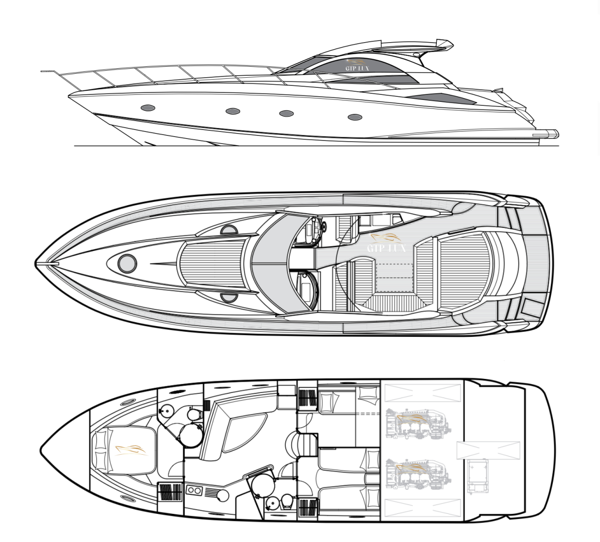 Location Yacht à Torrevieja - Sunseeker Portofino 53