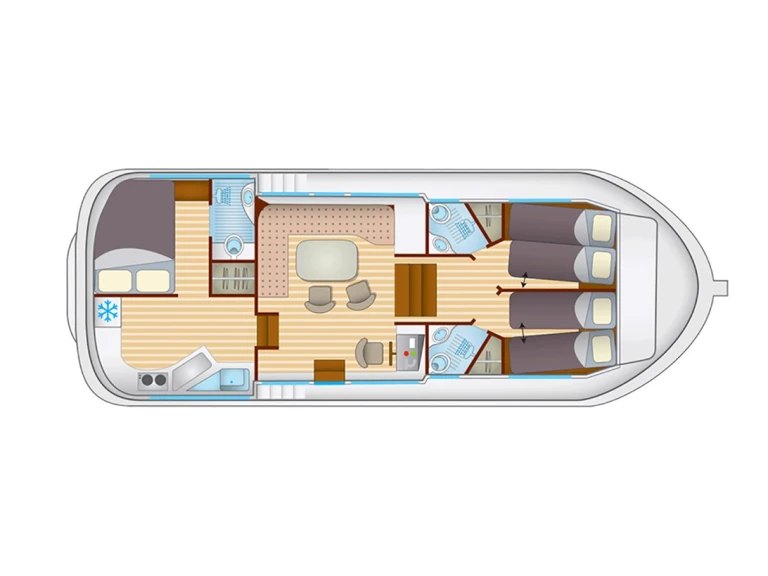 Location à Nieuw-Loosdrecht - Pénichette Pénichette 1180 FB sur SamBoat