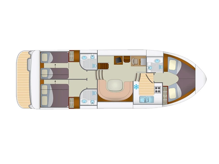 Location Bateau à moteur Pénichette avec permis
