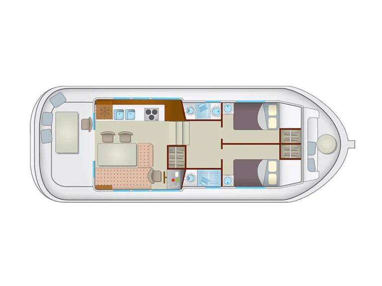 Location bateau Pénichette Pénichette 1120 R à Saint-Léger-sur-Dheune sur Samboat