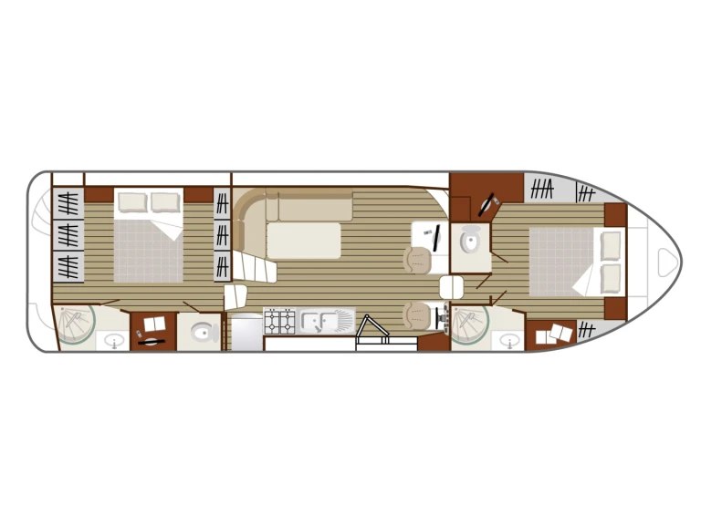 Location bateau Nicols Yacht Nicols Confort 1350 B  à Le Somail sur Samboat