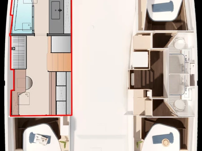 Louez un Fountaine Pajot Fountaine Pajot FP 44 Maestro - 3 + 2 cab. à Nassau
