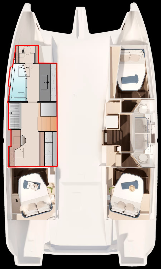 Louez un Fountaine Pajot Fountaine Pajot FP 44 Maestro - 3 + 2 cab. à Nassau