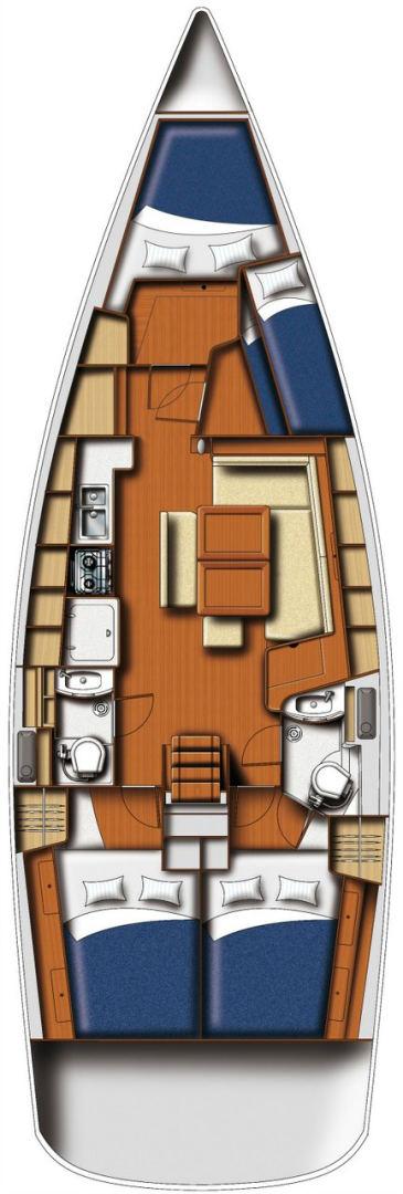 Bénéteau Oceanis 43 a louer à Álimos