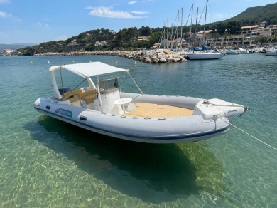 Capelli Tempest 750 charter bareboat or skippered in  La Madrague