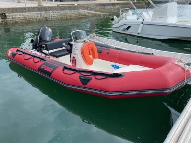 Bareboat Rental RIB Zodiac with a boat licence