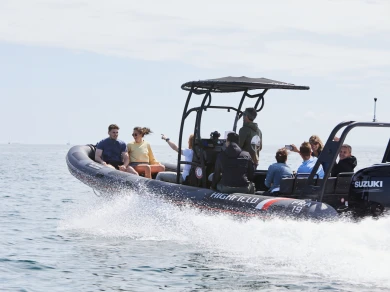 Highfield Patrol 760 charter bareboat or skippered in  La Trinité-sur-Mer