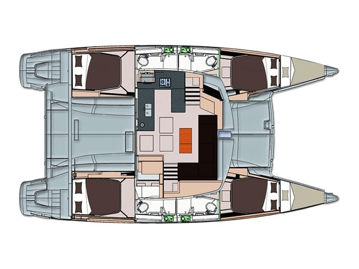 Location à Sant Antoni de Portmany - Fountaine Pajot Helia 44 sur SamBoat