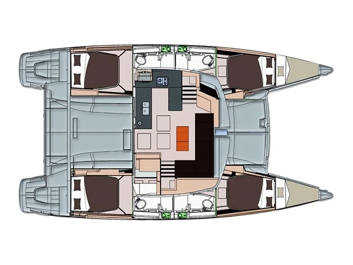 Location à Sant Antoni de Portmany - Fountaine Pajot Helia 44 sur SamBoat