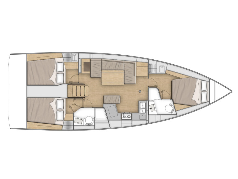 Location bateau Salivoli pas cher Oceanis 40.1