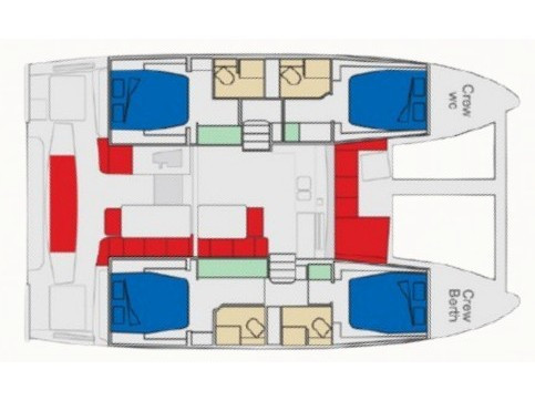 Location bateau Salerne pas cher Lagoon 43