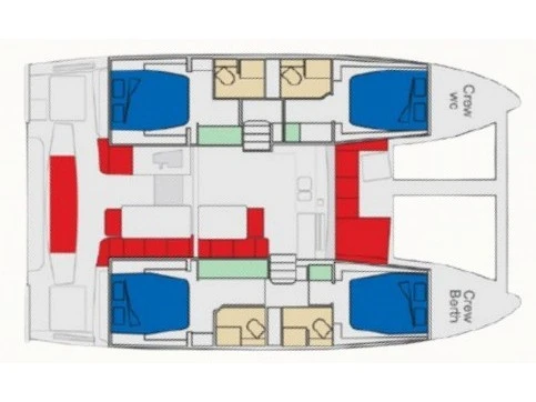 Location bateau Salerne pas cher Lagoon 43