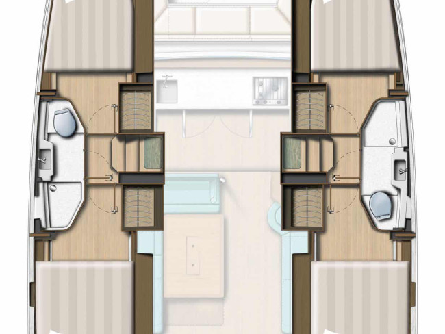 Location bateau Bali Bali Catsmart à Eden Island sur Samboat