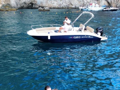 Barqa Q20 charter bareboat or skippered in  Positano
