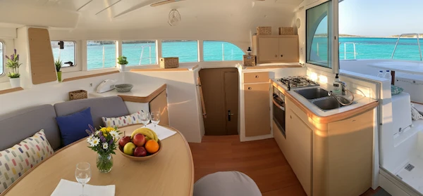 Location bateau Lagoon Lagoon 380 S2 à Sant Antoni de Portmany sur Samboat