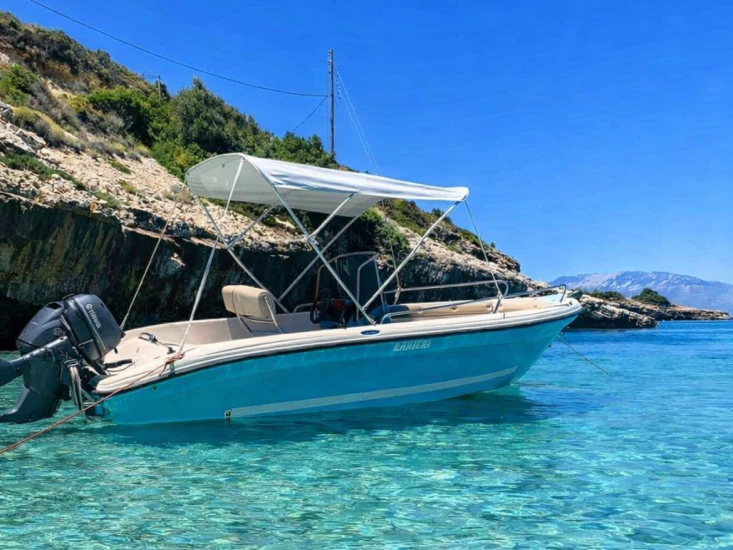 Location bateau Zakynthos pas cher Ranieri 500 Open