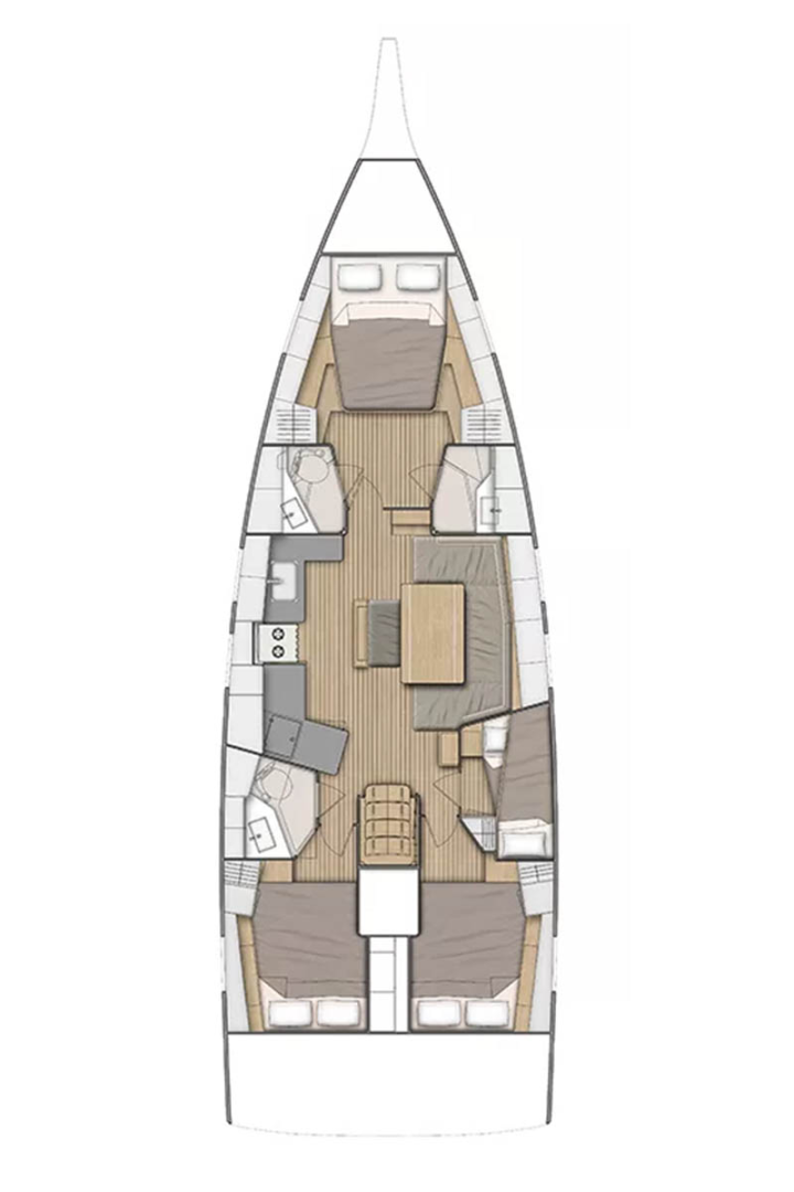 Location bateau Bénéteau Oceanis 46.1 à Álimos sur Samboat