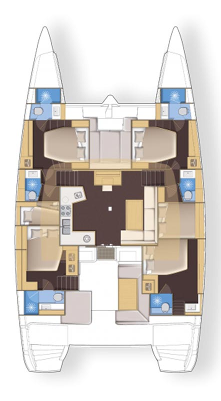 Location Catamaran Lagoon avec permis