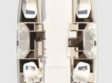 Louez un Fountaine Pajot Fountaine Pajot FP 44 Quatuor - 4 cab. à Frenchtown