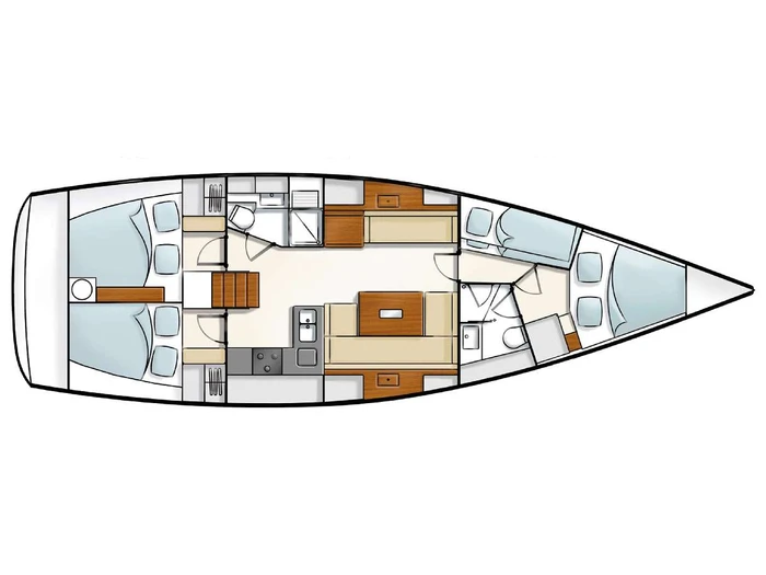 Hanse Hanse 430e a louer à Pula