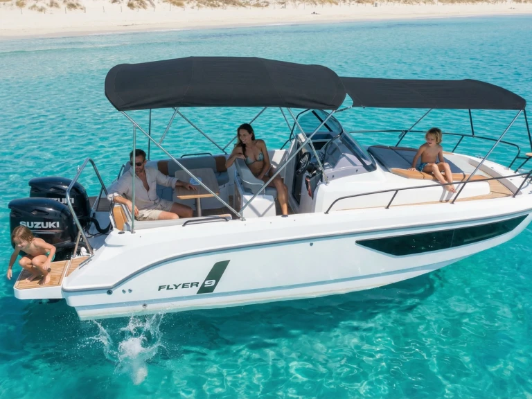Location à Ibiza (Ville) - Bénéteau FLYER 9 SUNdeck sur SamBoat