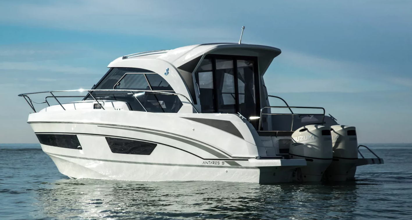 Bénéteau Antares 9 eco solar motorboat charter from Sukošan, Croatia