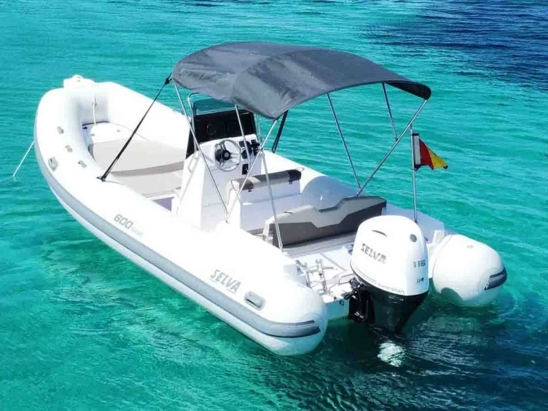 Louer Semi-rigide avec ou sans skipper Selva à Sant Antoni de Portmany