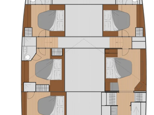 Location à Álimos - Fountaine Pajot Fountaine Pajot Samana 59 - 5 + 2 cab. sur SamBoat