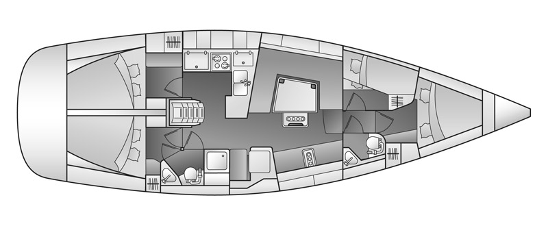 Location Voilier à Sukošan - Elan Impression 444
