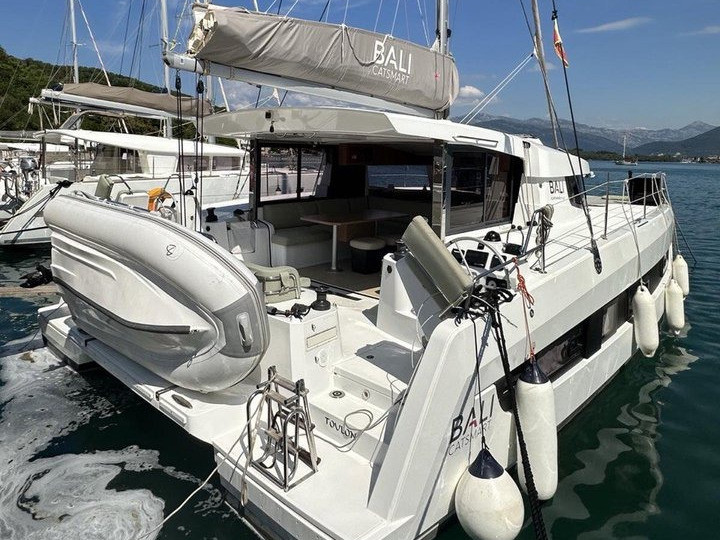 Bali Catsmart BAY BREEZE V eco solar catamaran charter in Tivat, Montenegro