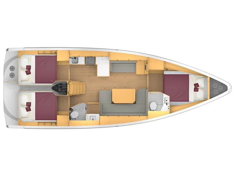 Location bateau Bavaria Bavaria C42 (3 cab.) à Lefkáda sur Samboat