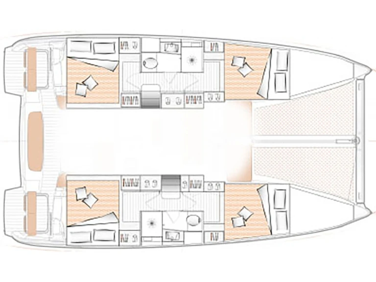 Excess Excess 11 (6 cab.) a louer à Lefkáda