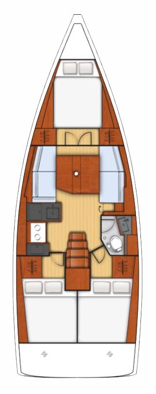 Bénéteau Oceanis 38.1 a louer à Biograd na Moru