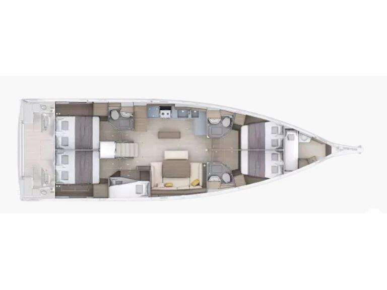 Location à Gouviá - Bénéteau Oceanis 52 - 6 cab. sur SamBoat