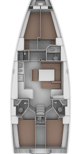Bavaria Cruiser 46 a louer à Portisco